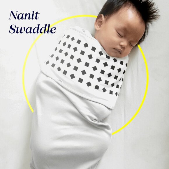 💙2/$25 Nanit 0-3 Months Breathing Wear Swaddle Grey Sleeping Bag Baby Infant - Picture 6 of 6